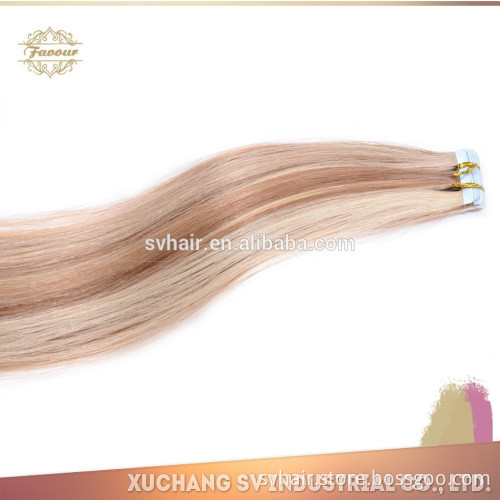 2015 New Arrivalling Best Quality P-color Indian Human Tape hair extension high quality, resonable price